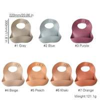 Silicone Bibs For Kids Newborn Baby Feeding Tableware Waterproof Baby Bibs For Toddler Bib For Kids - BIG FRENCHIES