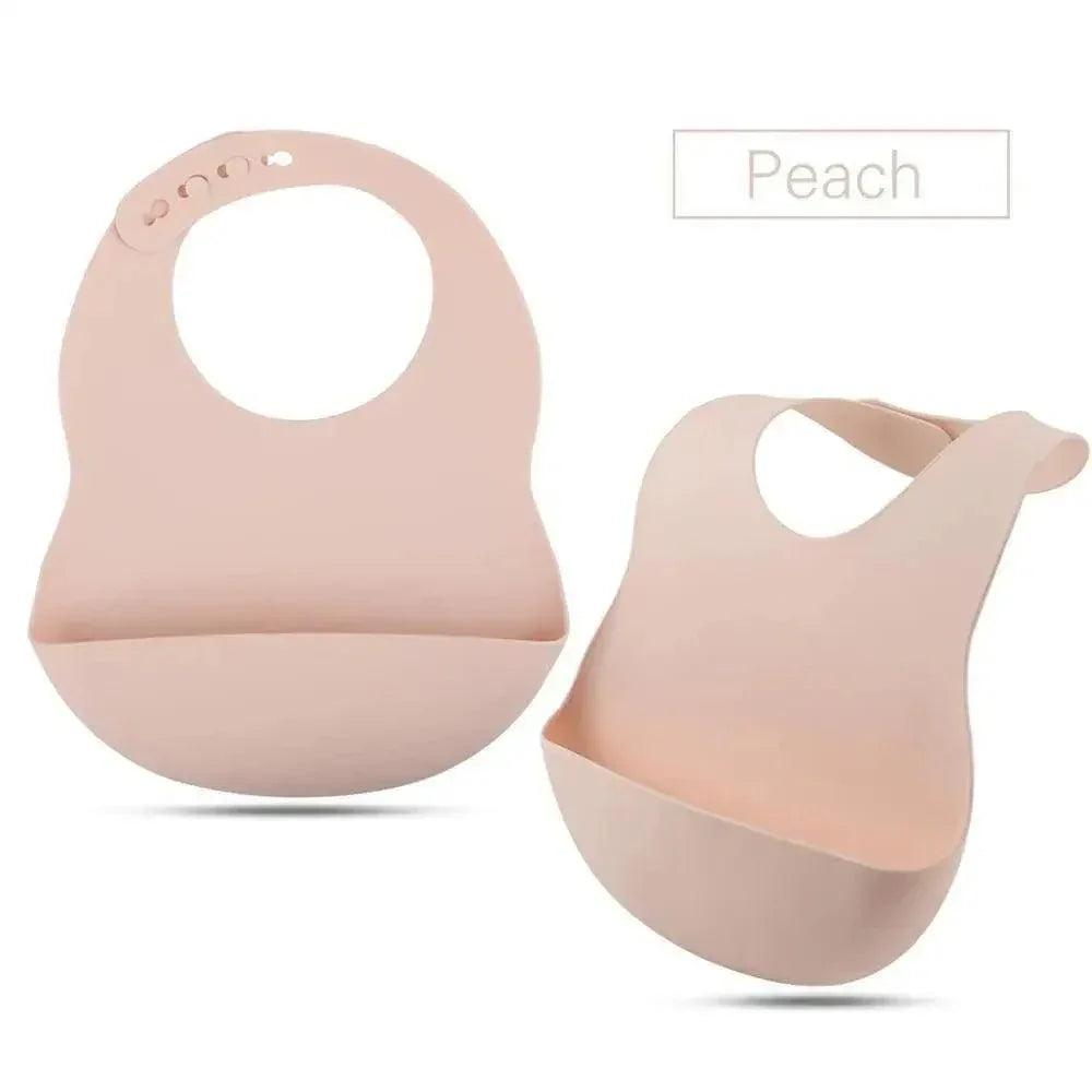 Silicone Bibs For Kids Newborn Baby Feeding Tableware Waterproof Baby Bibs For Toddler Bib For Kids - BIG FRENCHIES