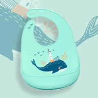 Silicone Bibs For Kids Newborn Baby Feeding Tableware Waterproof Baby Bibs For Toddler Bib For Kids - BIG FRENCHIES