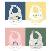 Silicone Bibs For Kids Newborn Baby Feeding Tableware Waterproof Baby Bibs For Toddler Bib For Kids - BIG FRENCHIES