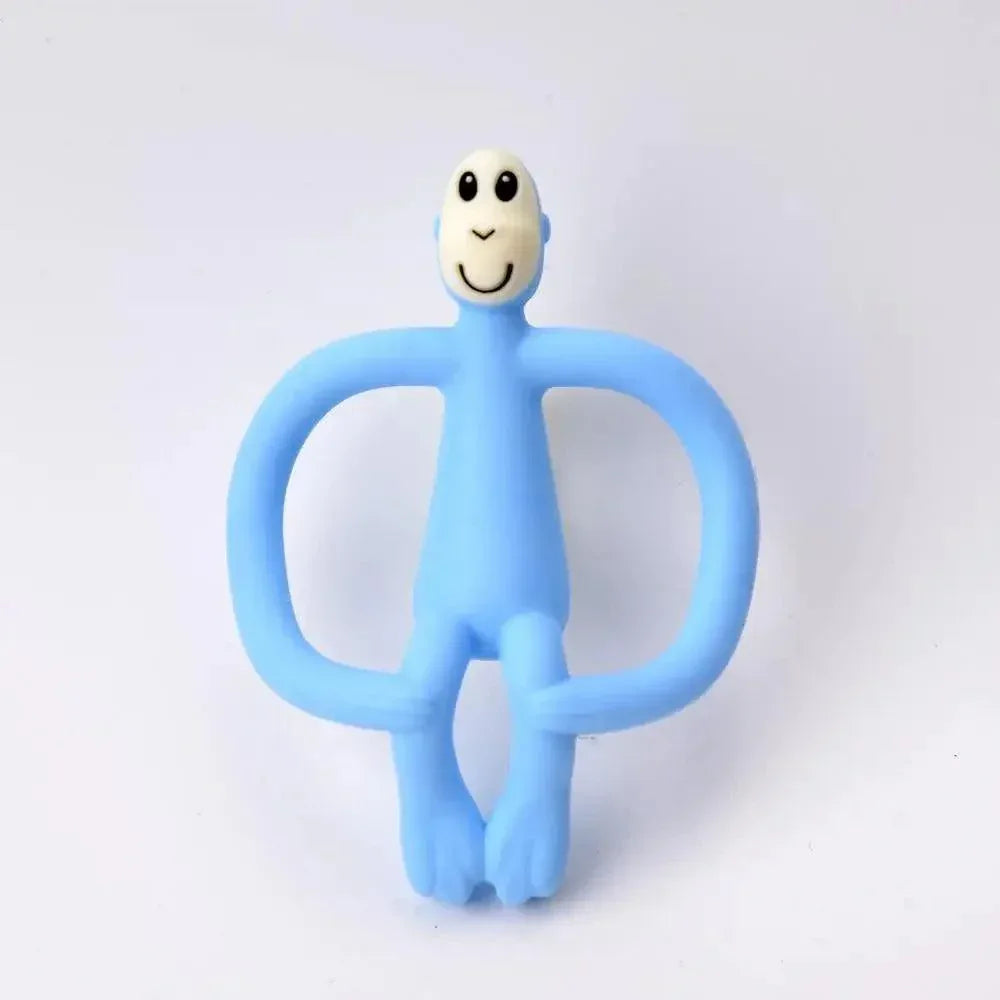 Silicone Cartoon Monkey Toddler Molar Teeth Pain Relief Tool Kids Teether Teething Beads Baby Shower Gift - BIG FRENCHIES