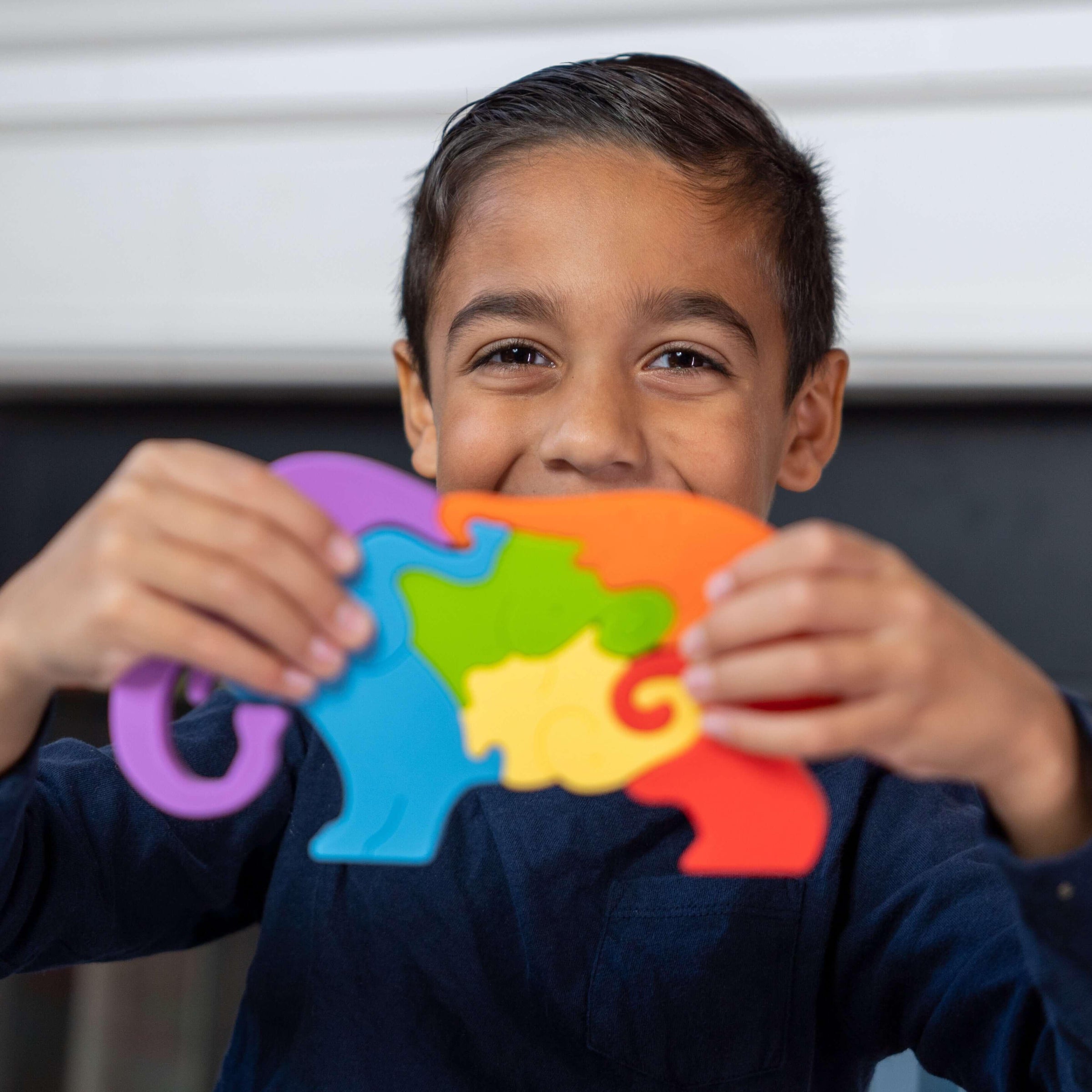 Silicone Stacking Elephant Puzzle - BIG FRENCHIES