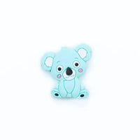 Silicone Teether Animal Koala Baby Teether Pendant Food Grade BPA Free Baby Teething Chew Charms Silicone Beads Toy - BIG FRENCHIES
