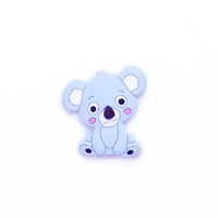 Silicone Teether Animal Koala Baby Teether Pendant Food Grade BPA Free Baby Teething Chew Charms Silicone Beads Toy - BIG FRENCHIES