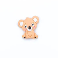 Silicone Teether Animal Koala Baby Teether Pendant Food Grade BPA Free Baby Teething Chew Charms Silicone Beads Toy - BIG FRENCHIES