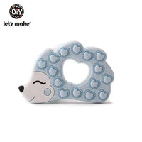 Silicone Teether Rodent Cartoon Animals 1pc Food Grade Silicone Pandents, Teething Toys For Teeth Tiny Rod Baby Teethers Gift - BIG FRENCHIES