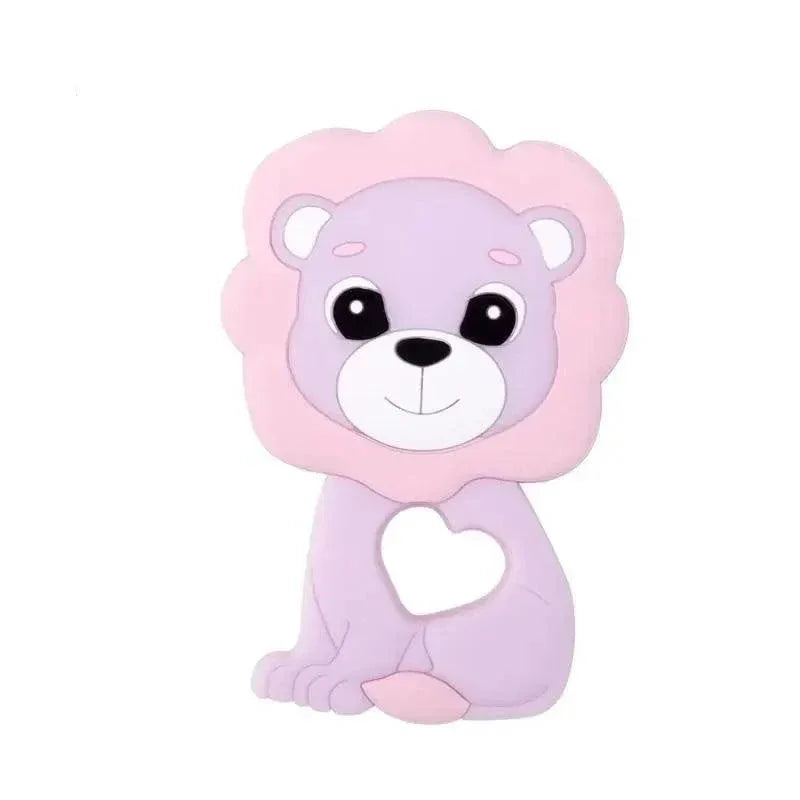 Silicone Teether Rodent Cartoon Animals 1pc Food Grade Silicone Pandents, Teething Toys For Teeth Tiny Rod Baby Teethers Gift - BIG FRENCHIES