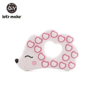 Silicone Teether Rodent Cartoon Animals 1pc Food Grade Silicone Pandents, Teething Toys For Teeth Tiny Rod Baby Teethers Gift - BIG FRENCHIES