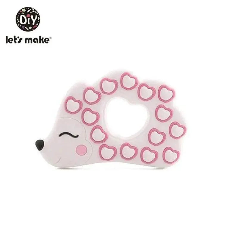 Silicone Teether Rodent Cartoon Animals 1pc Food Grade Silicone Pandents, Teething Toys For Teeth Tiny Rod Baby Teethers Gift - BIG FRENCHIES