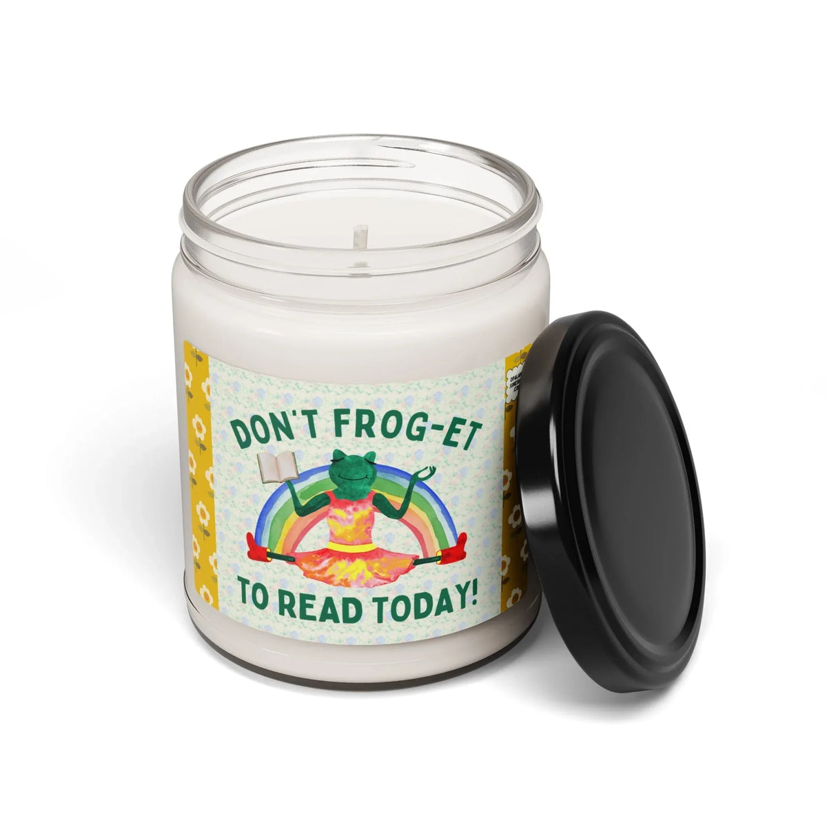 Bookish Frog Candle - BIG FRENCHIES