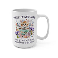 Bookish Cat Mom Mug - BIG FRENCHIES