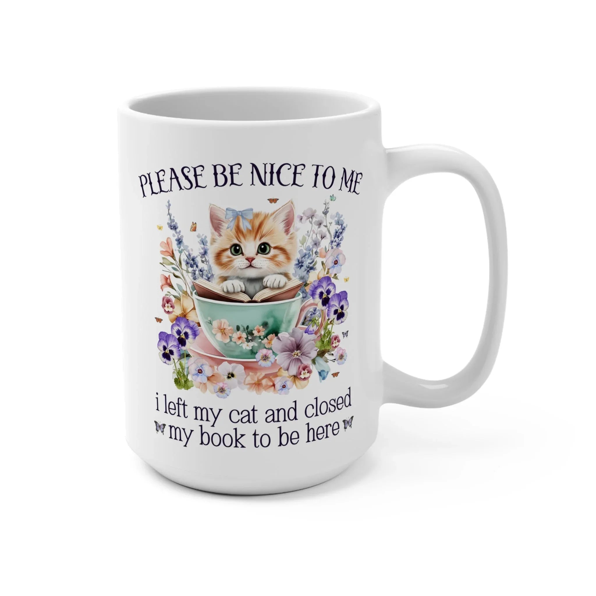 Bookish Cat Mom Mug - BIG FRENCHIES
