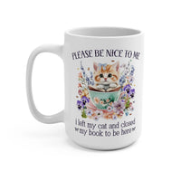 Bookish Cat Mom Mug - BIG FRENCHIES