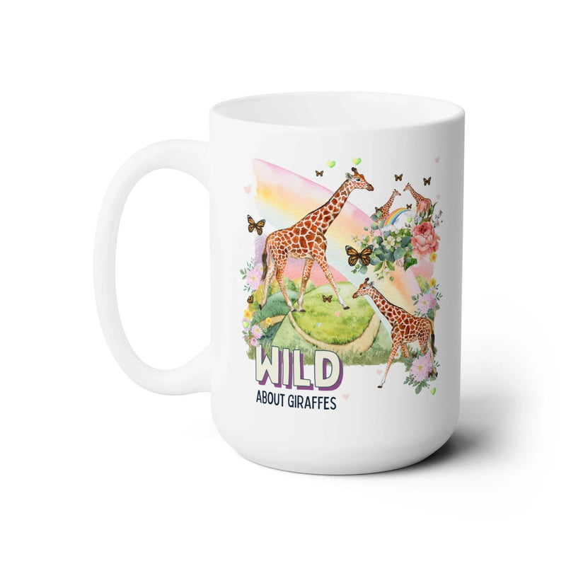 Silly Giraffe Coffee Mug for Animal Lover: Wild About Giraffes - BIG FRENCHIES