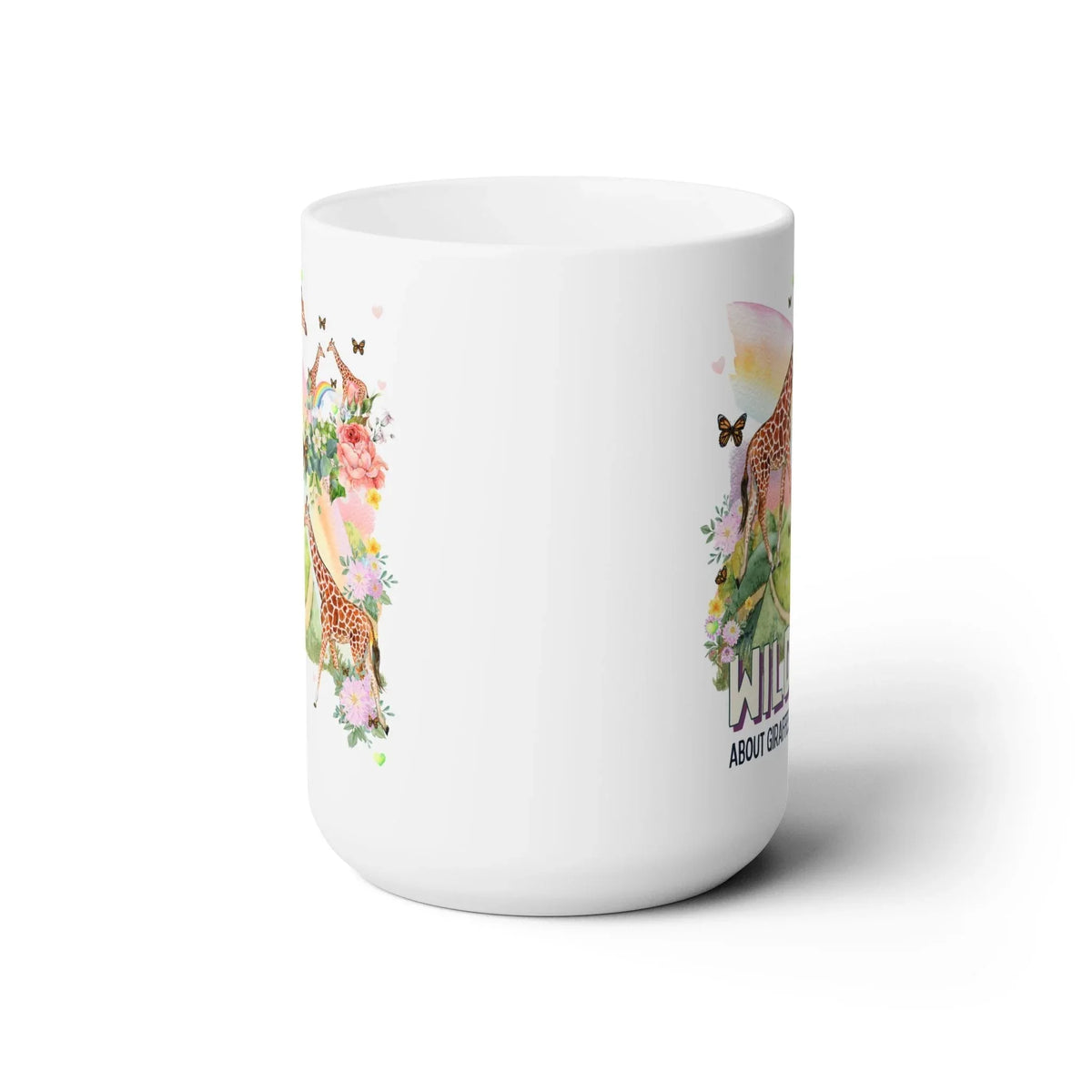 Silly Giraffe Coffee Mug for Animal Lover: Wild About Giraffes - BIG FRENCHIES