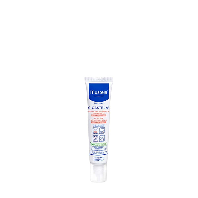 Mustela Cicastela Moisture Recovery Cream 40ml 1.35oz – Soothing Relief for Baby’s Skin