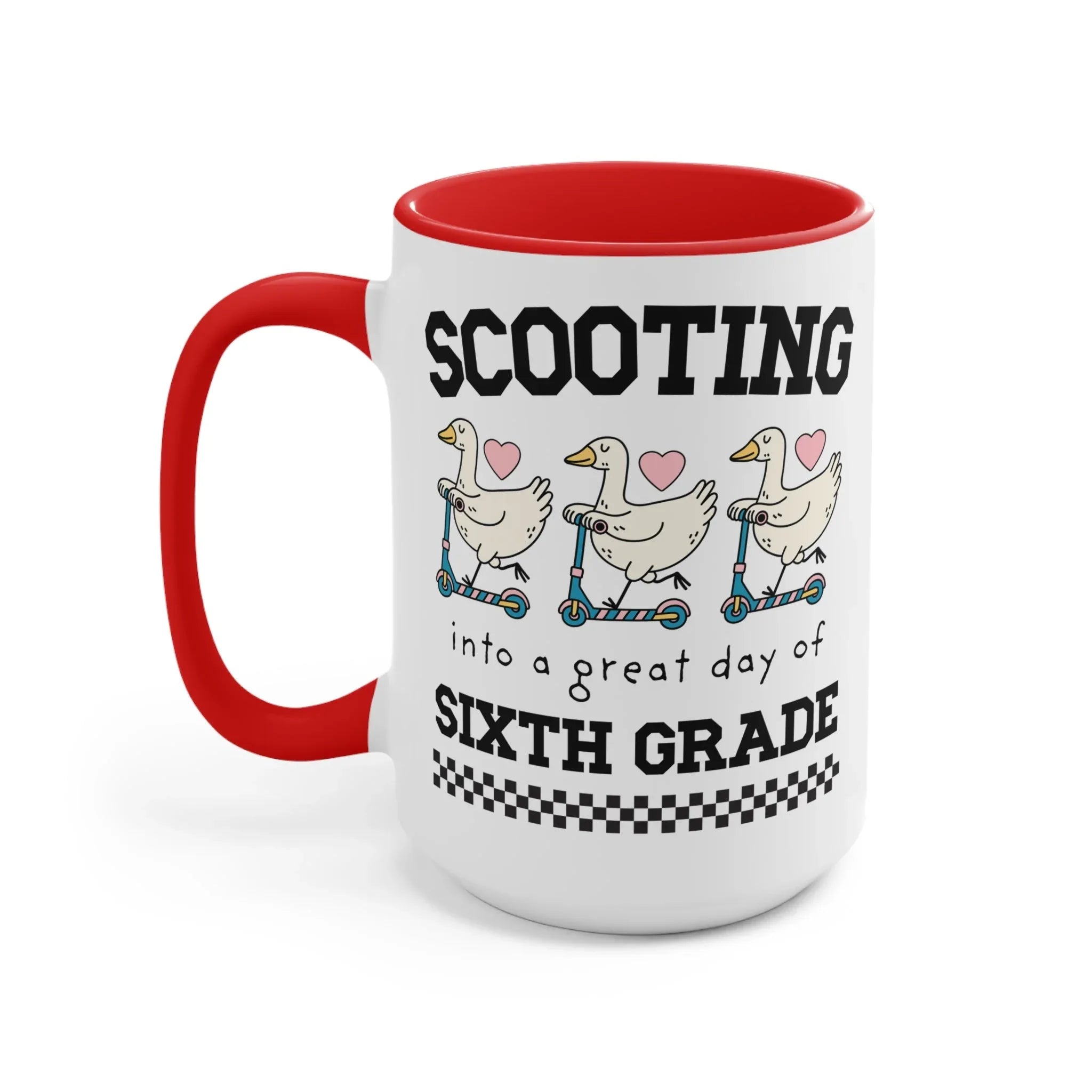 Scooting into Sixth Grade Mug - BIG FRENCHIES