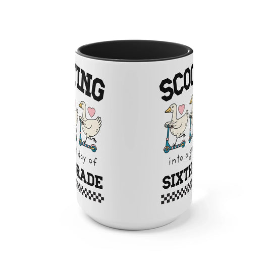 Scooting into Sixth Grade Mug - BIG FRENCHIES
