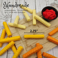 French fries handmade "cutting", roasted sweet potato play food - BIG FRENCHIES