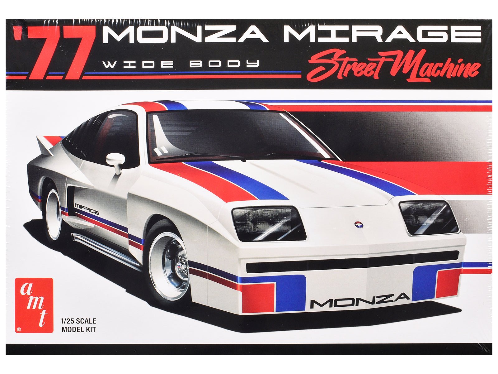 Skill 2 Model Kit 1977 Chevrolet Monza Mirage Wide Body "Street Machine" 1/25 Scale Model by AMT  free shipping USA