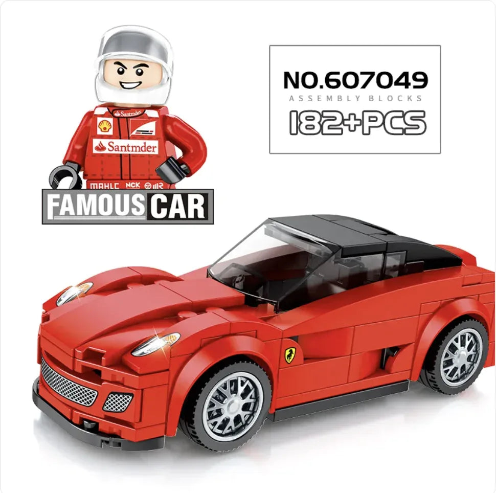 City Racing Building Blocks Set - Educational Car Story Toys for Children - # BOT&G52710007 - BIG FRENCHIES
