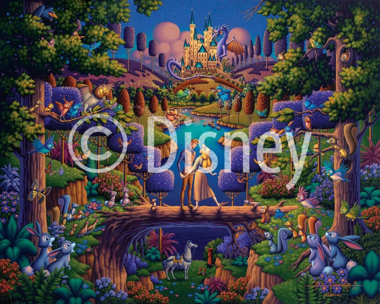 Sleeping Beauty The Power of Love 500 Piece Jigsaw Puzzle | Dowdle Puzzles - BIG FRENCHIES