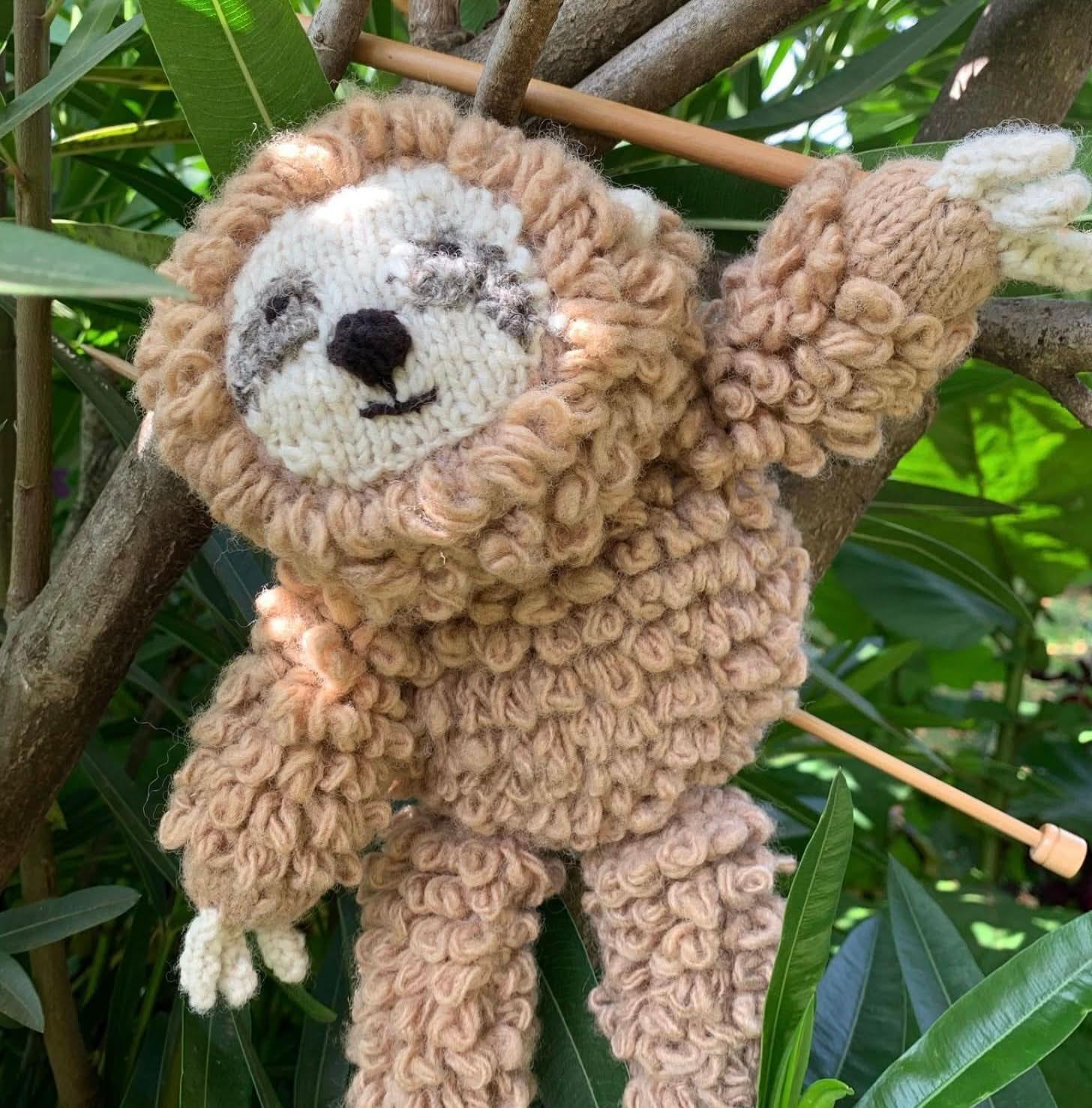 Wool Knit Buddy | Sam the Sloth - BIG FRENCHIES