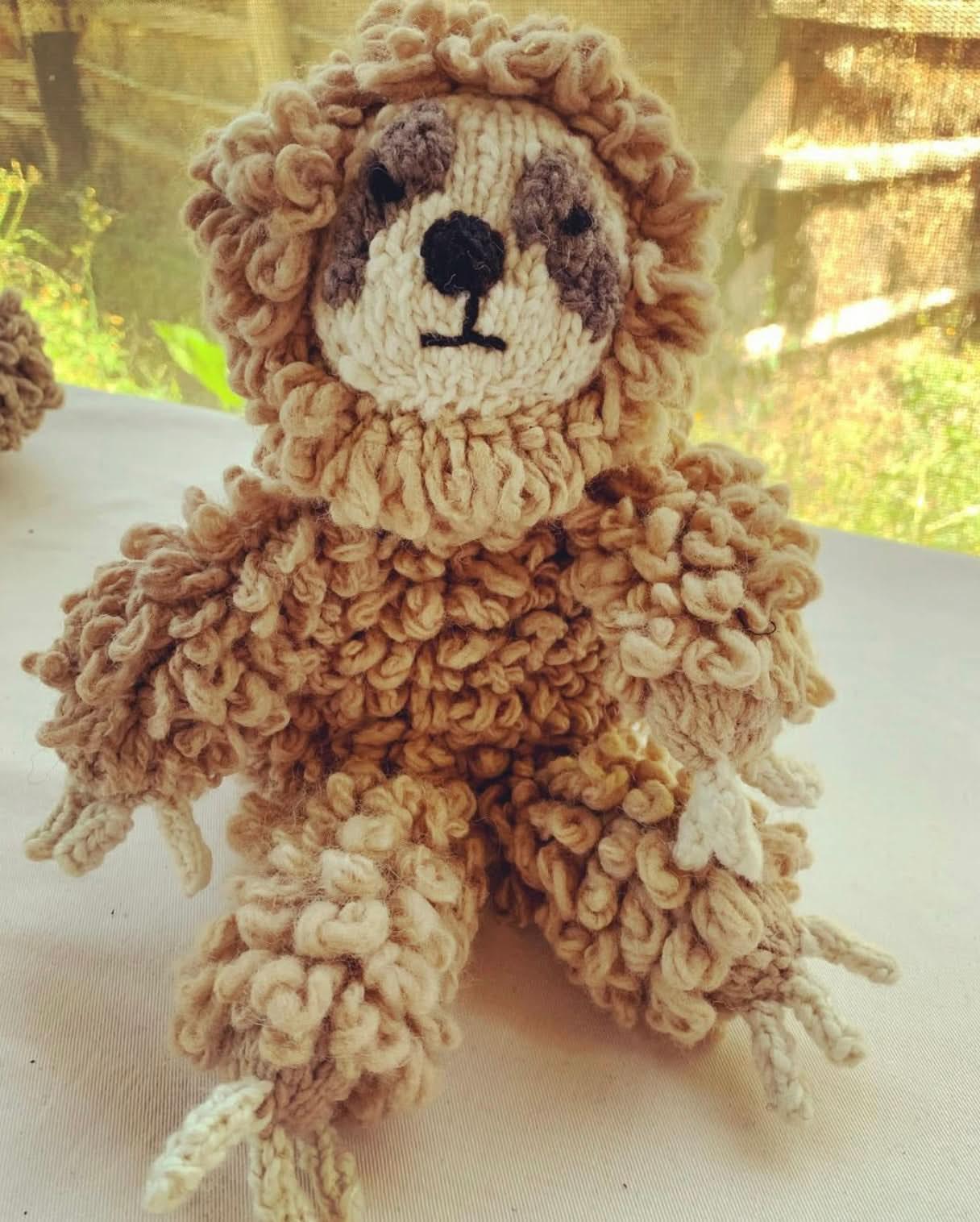 Wool Knit Buddy | Sam the Sloth - BIG FRENCHIES