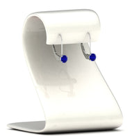 Small Round Diamond Studs Lever Back Earring