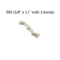 Boba & Vespa 100% Organic Cotton Rope Dog Toy - 5 Sizes
