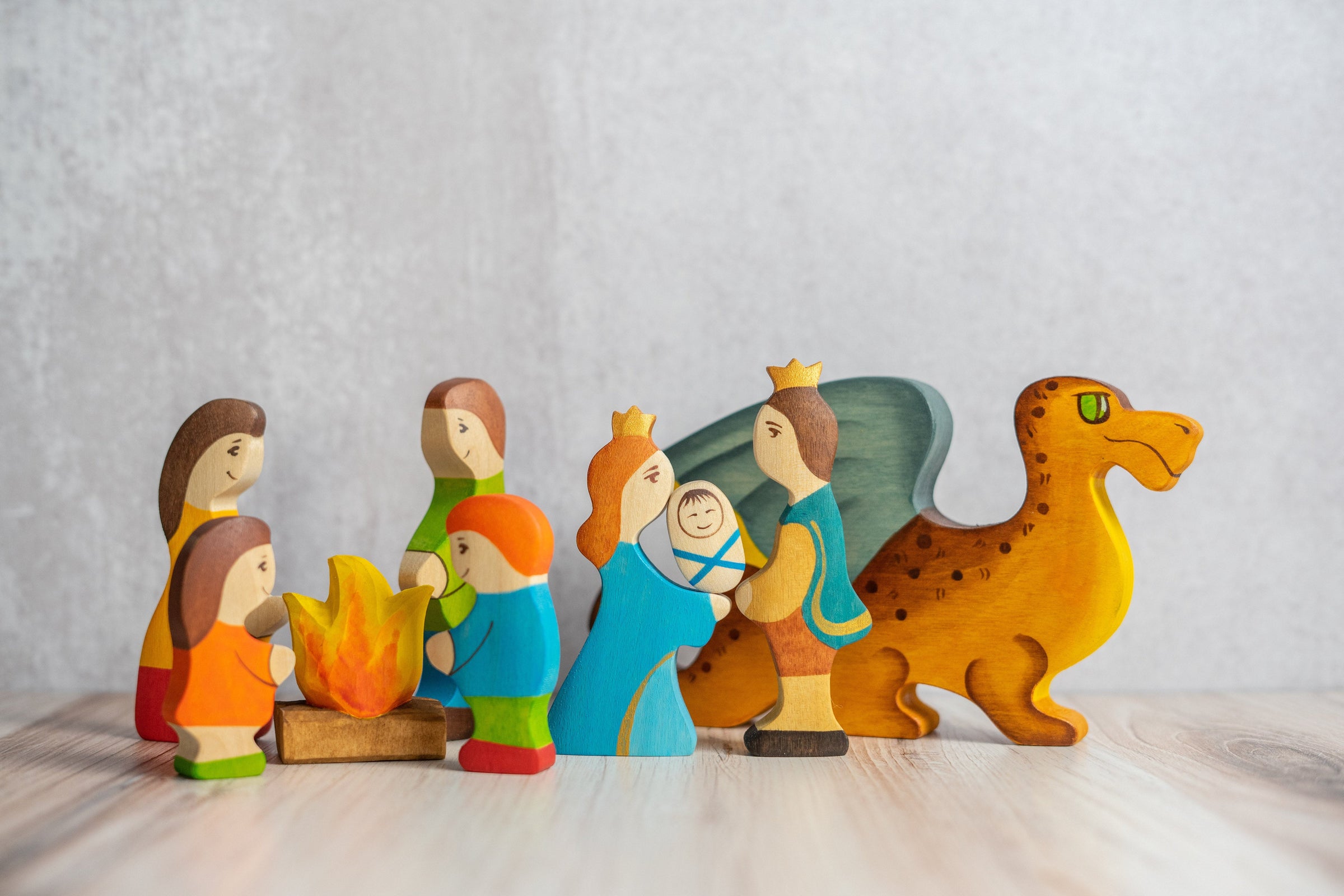 Waldorf Wooden Dragon Toy