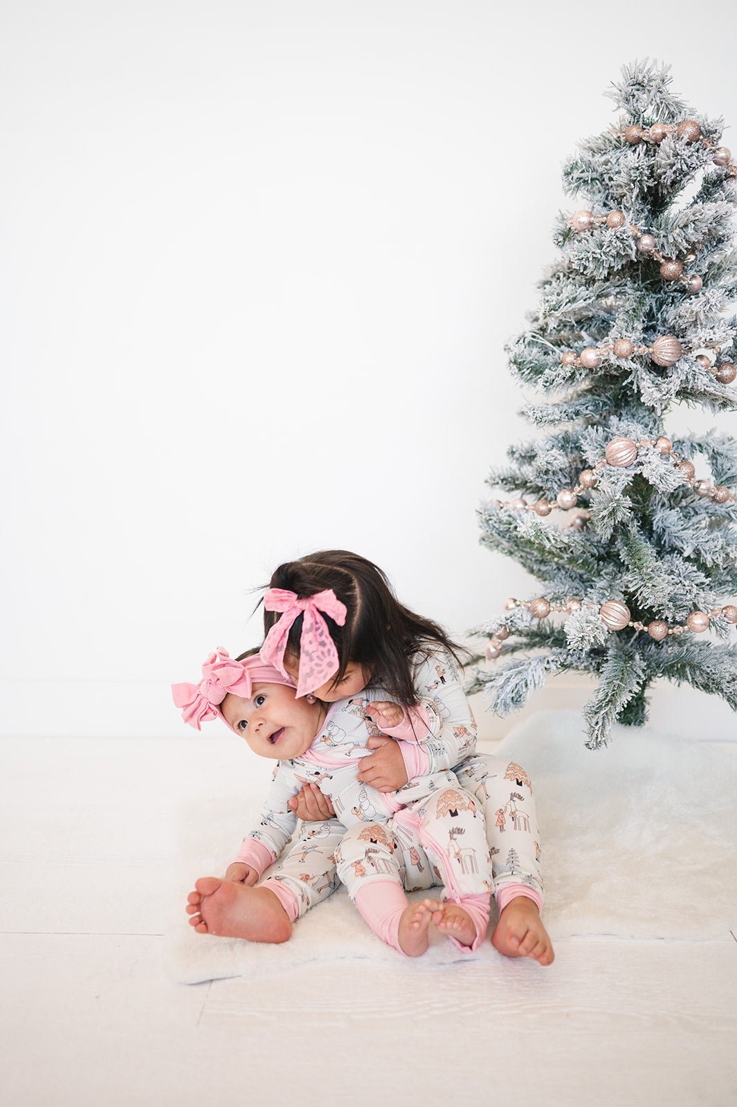 Snow Day Pink (Convertible Zip Footies) - BIG FRENCHIES