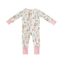 Snow Day Pink (Convertible Zip Footies) - BIG FRENCHIES