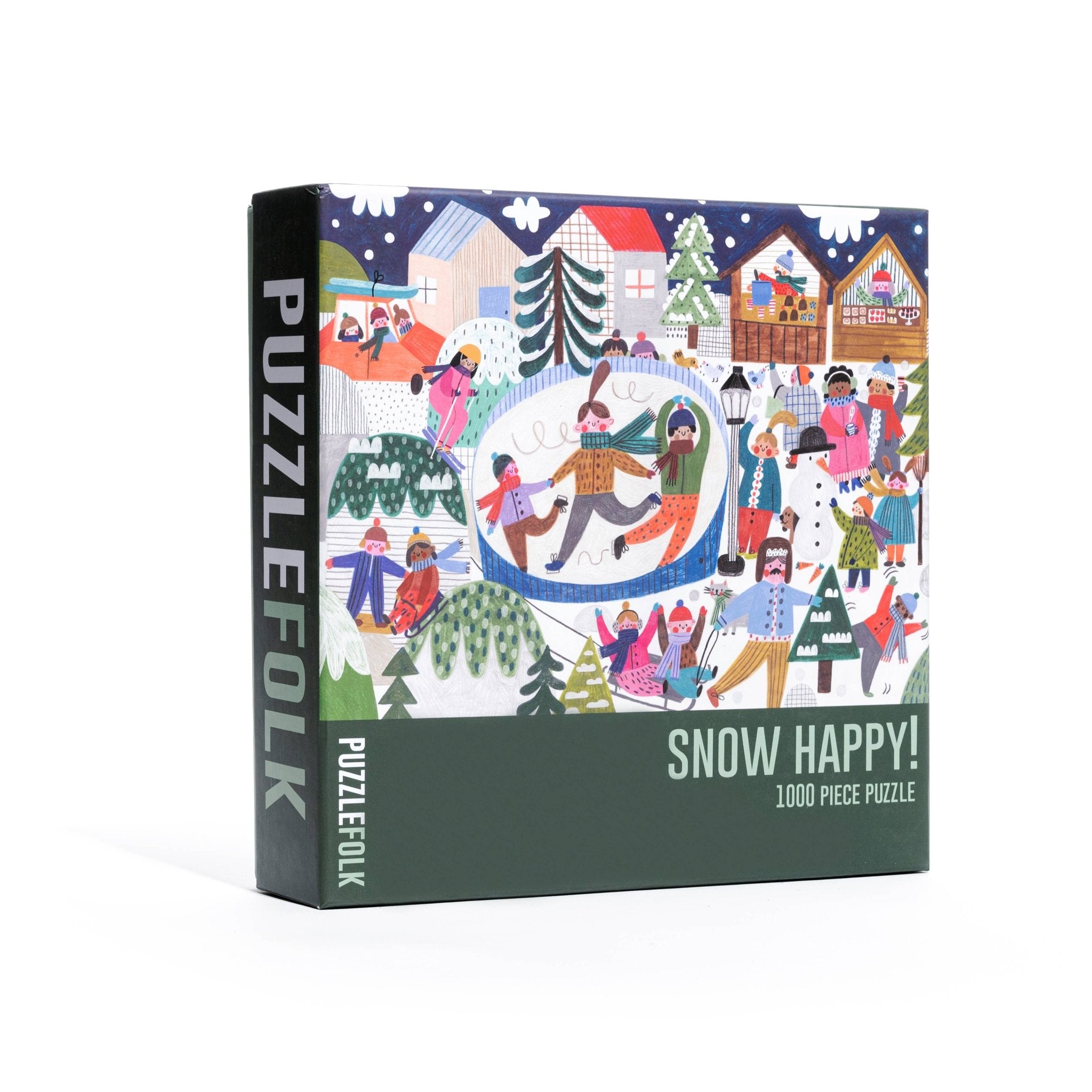 Snow Happy 1000 Piece Jigsaw Puzzle by Puzzlefolk