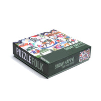 Snow Happy 1000 Piece Jigsaw Puzzle by Puzzlefolk