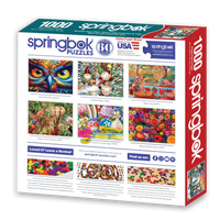 Snowman Snow Globe 1000 Piece Jigsaw Puzzle | Springbok Puzzles - BIG FRENCHIES