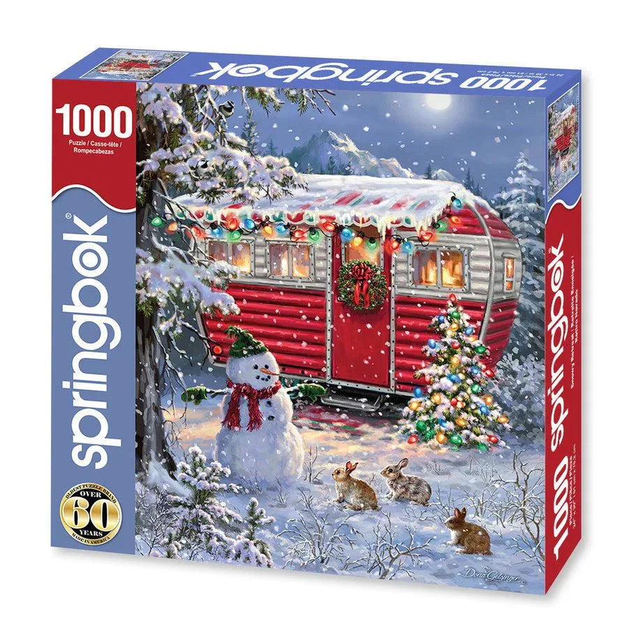Snowy Retreat 1000 Piece Jigsaw Puzzle by Springbok Puzzles - BIG FRENCHIES