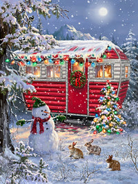 Snowy Retreat 1000 Piece Jigsaw Puzzle by Springbok Puzzles - BIG FRENCHIES
