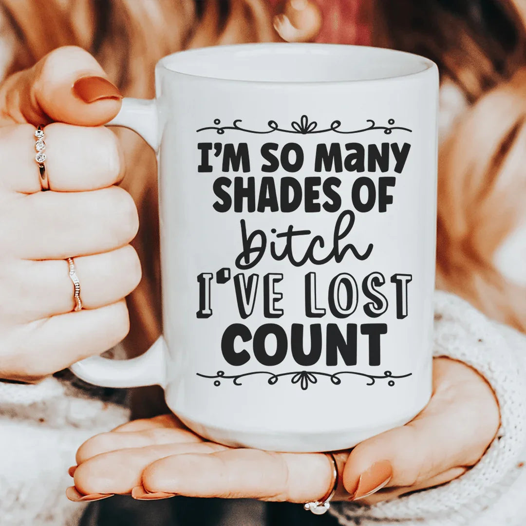 So Many Shades Ceramic Mug 15 oz - BIG FRENCHIES