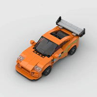 MOC Fast &amp; Furious1 Supra sports car Vehicle Speed Champion Racer Building Blocks Brick Creative Garage Toys for Boys Gifts - # BOT&G53710001 - BIG FRENCHIES