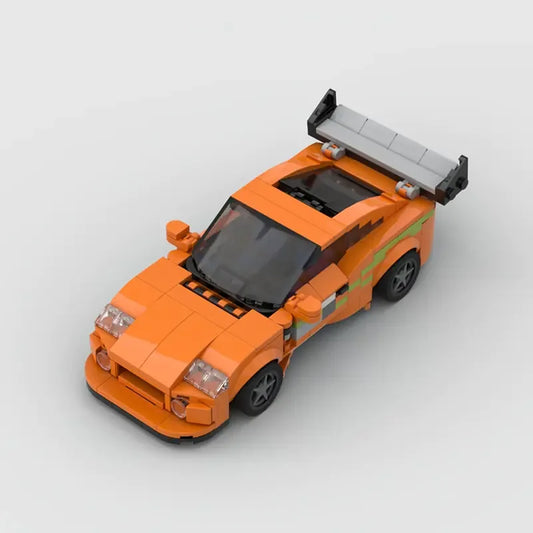 MOC Fast &amp; Furious1 Supra sports car Vehicle Speed Champion Racer Building Blocks Brick Creative Garage Toys for Boys Gifts - # BOT&G53710001 - BIG FRENCHIES