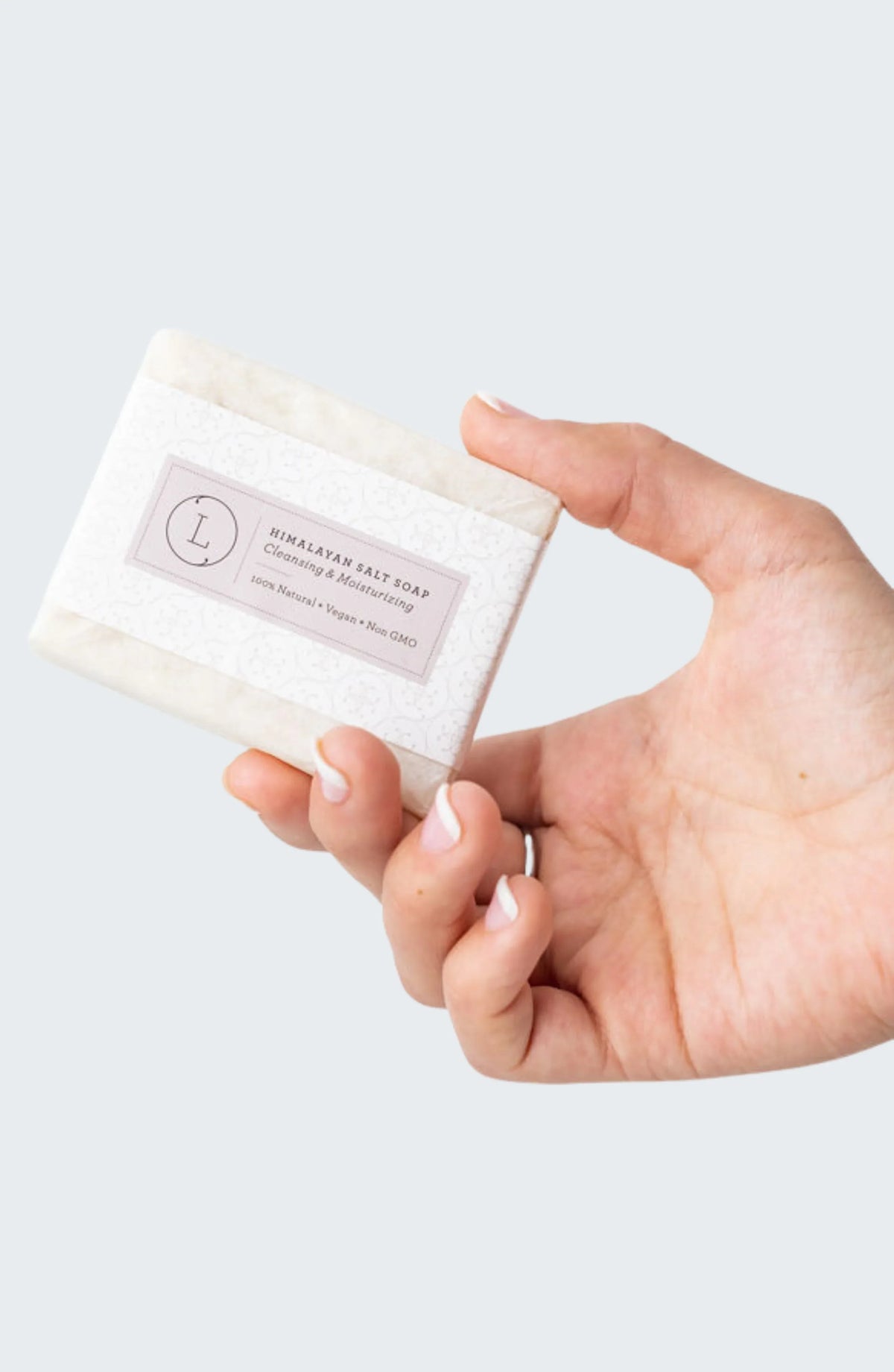2x Himalayan Salt Soap Bar, Natural Unscented Soap, Vegan Handmade Soap - BIG FRENCHIES