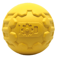 Industrial Dog Ball Rubber Chew Toy for Heavy Chewers | Yellow | USA Made | SodaPup - BIG FRENCHIES