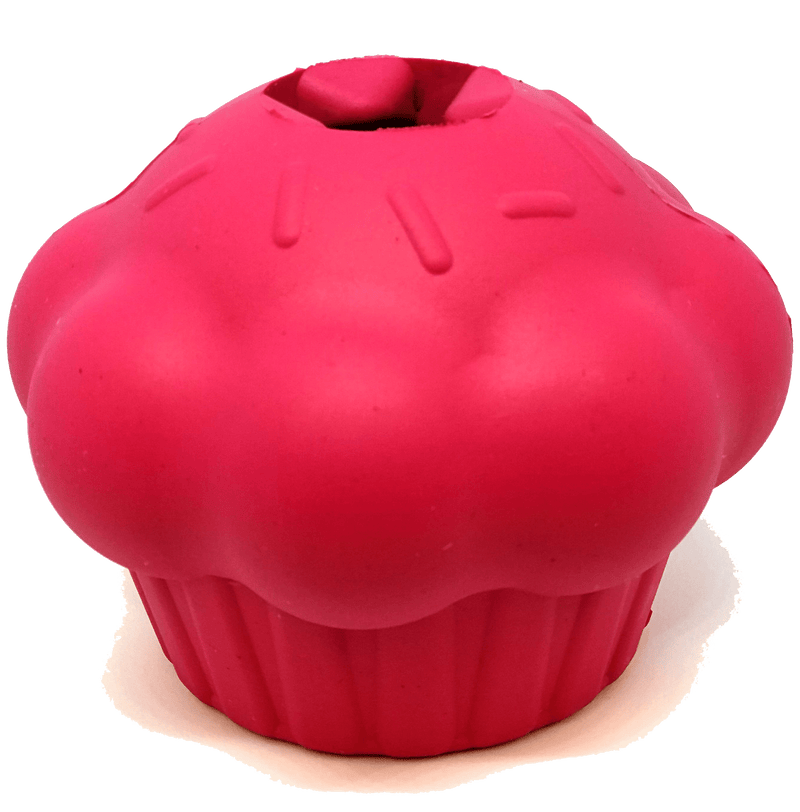 Cupcake eDispenser - Durable Rubber Chew Toy & Treat Dispenser | USA Made - BIG FRENCHIES