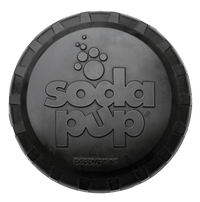 Magnum Bottle Top Flyer Rubber Frisbee for Heavy Chewers | Large | USA Made