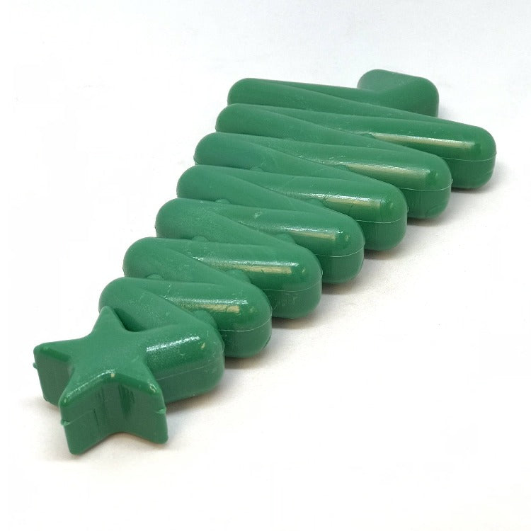 Christmas Tree Nylon Dog Chew Toy for Aggressive Chewers | USA Made & FDA Compliant - BIG FRENCHIES