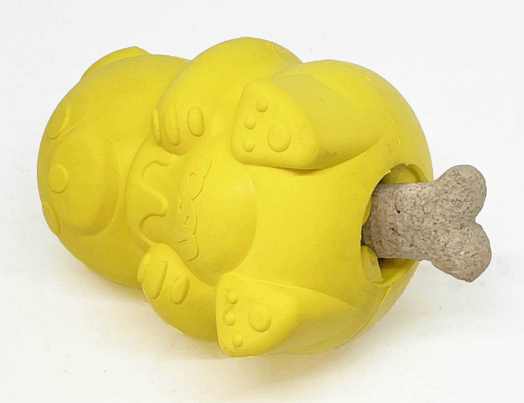 Honey Bear eDispenser - Durable Rubber Treat Dispenser for Dogs | USA Made - BIG FRENCHIES