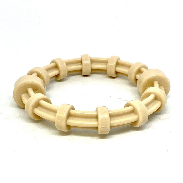Chicken Flavored Teething Ring for Puppies & Aggressive Chewers | USA Made - BIG FRENCHIES