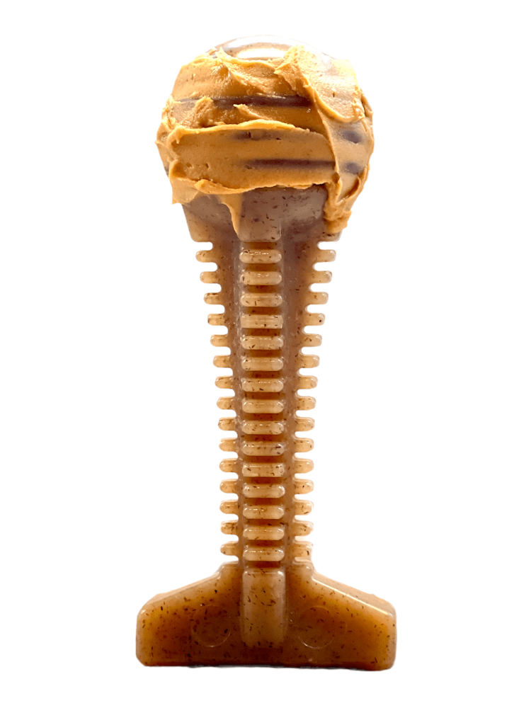 Honey Bone Dental Tower Nylon Chew Toy for Aggressive Chewers | USA Made - BIG FRENCHIES