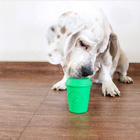 Coffee Cup Rubber Dog Chew Toy for Power Chewers | Treat Dispenser | USA Made - BIG FRENCHIES